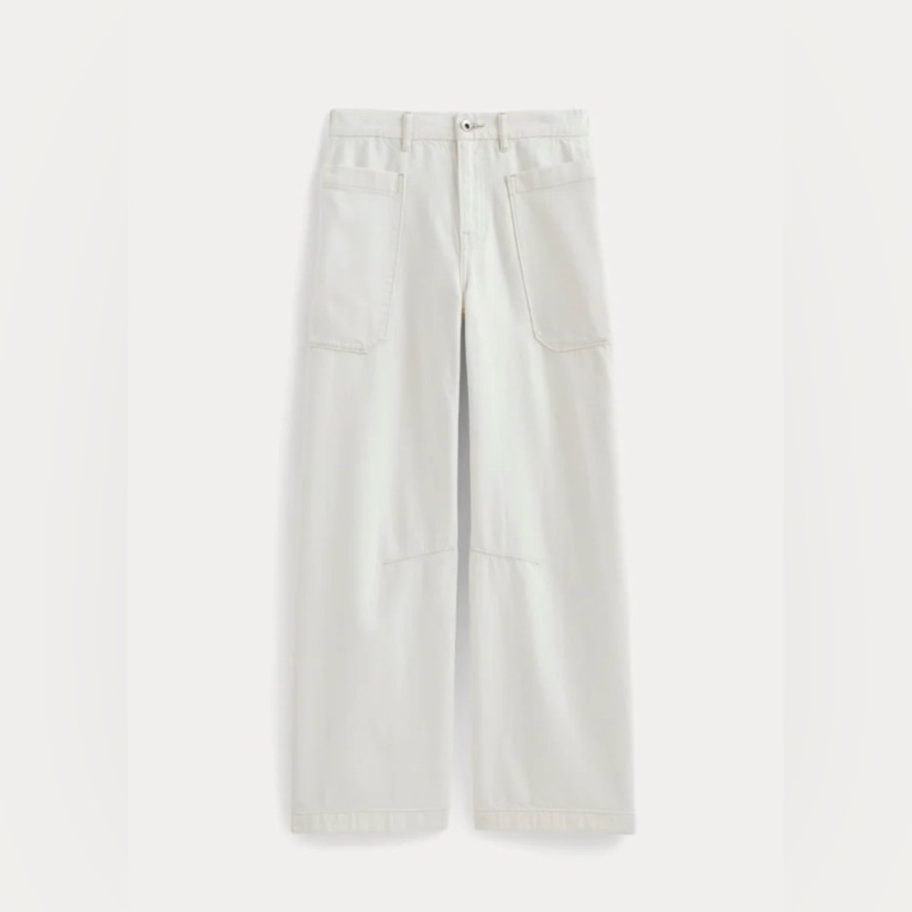 Everlane The Gardener Pull-On Jean in Bone Size 28 Regular